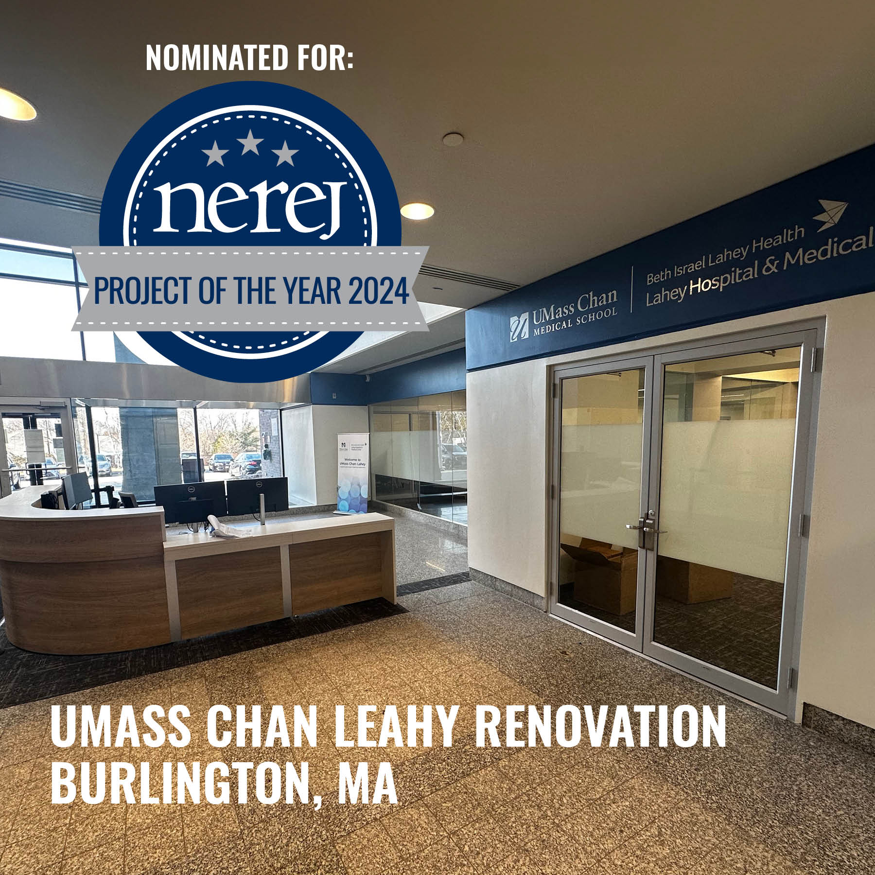 UMASS Chan Leahy renovation, Burlington MA